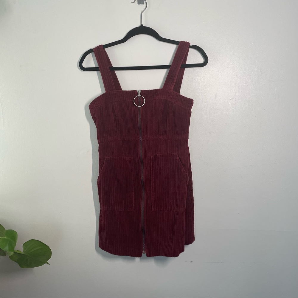 Zip overall style dress